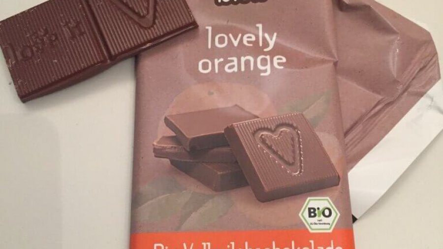 Love It Lovely Orange Bio Vollmilchschokolade