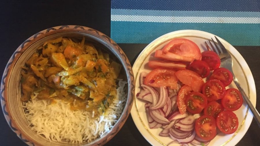 Gemischtes Gemüse Curry