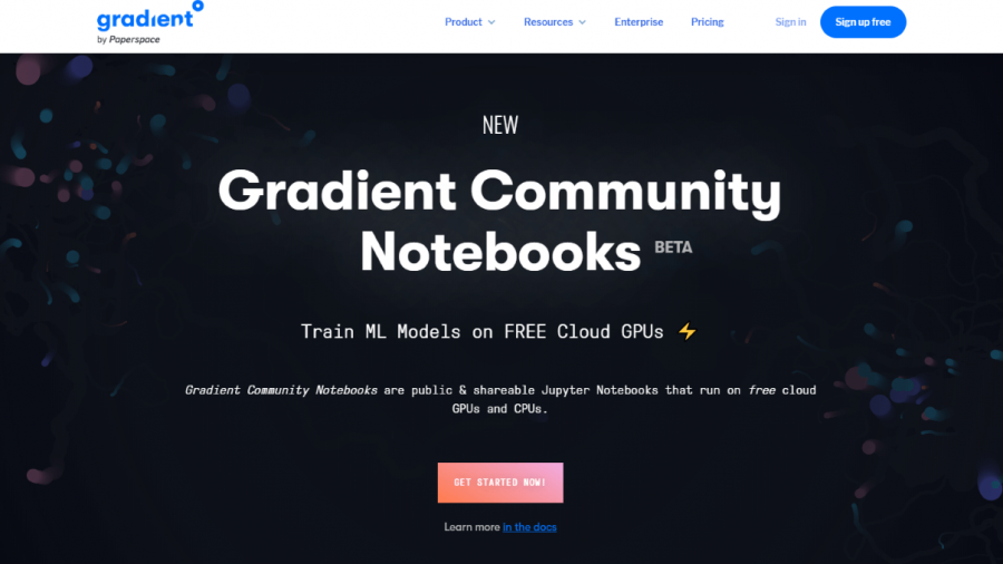 Kostenlosen Cloud-GPU für Deep Learning: Gradient Community Notebooks von Paperspace